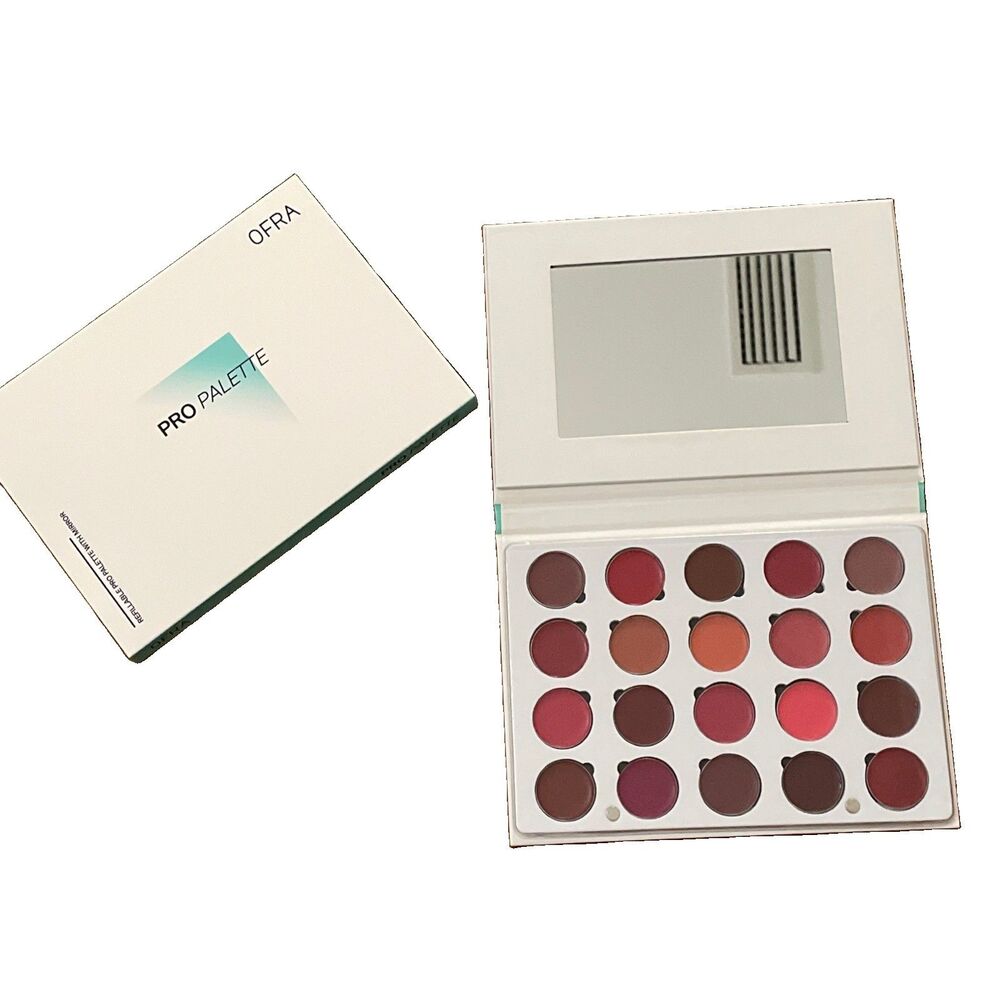 OFRA Cosmetics Pro Palette Lipstick 20 Shades Magnetic Refillable Makeup NEW